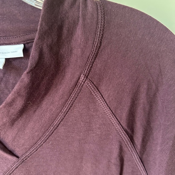 EUC J.Jill Burgundy Lounge Set: Tunic SZ ST Ankle Leggings SZ L - Picture 7 of 15